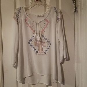 Cato girls large size long sleeve shirt